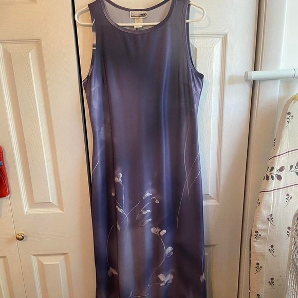 Dresses & Skirts - Beautiful Vintage Purple Summer Maxi Dress Size Medium